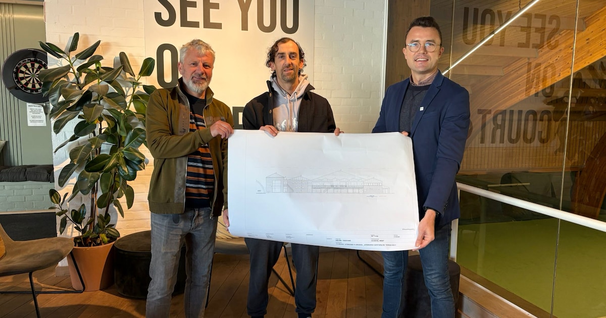 Uitgebreid terras én clubhuis voor tenniscentrum Brughia in Sint-Kruis