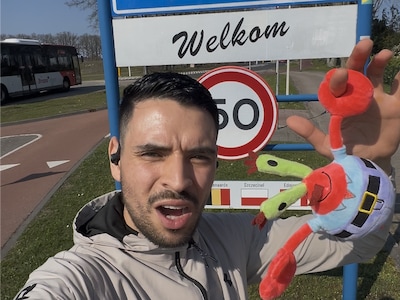 Wil je zien: Abdel rent door Bergen op Zoom en roast iedere wijk
