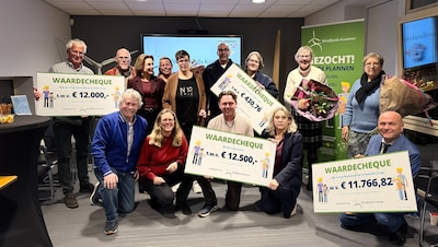 Cheques Windfonds Krammer uitgereikt in Bruinisse