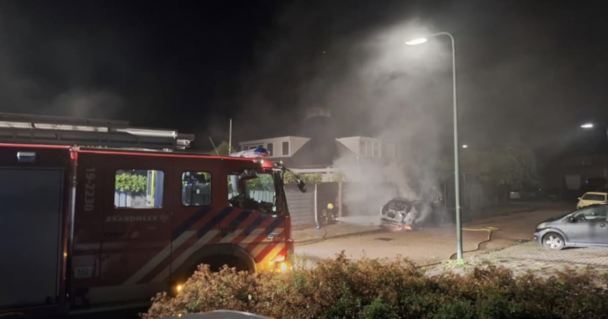 Autobrand in Tholen waarschijnlijk aangestoken