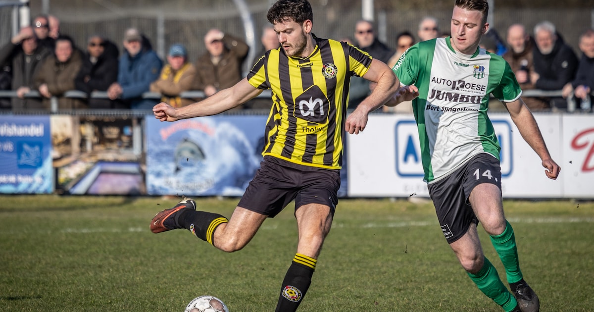 Tholense Boys speelt zich veilig na zege bij kampioen DVV’09, WHS sluit af met zege op Stellendam