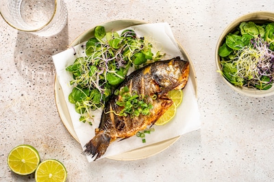 Wat Eten We Vandaag: Gegrilde miso dorade van de BBQ