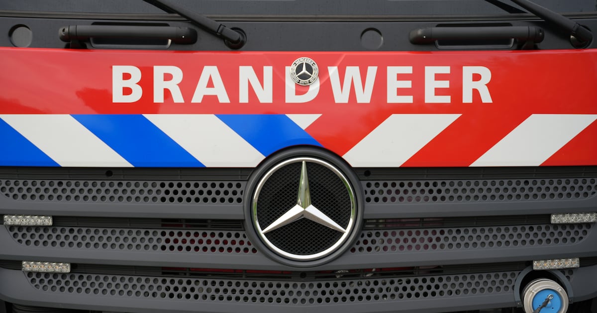 Brand in dak van loods aan Noorwegenweg in Terneuzen