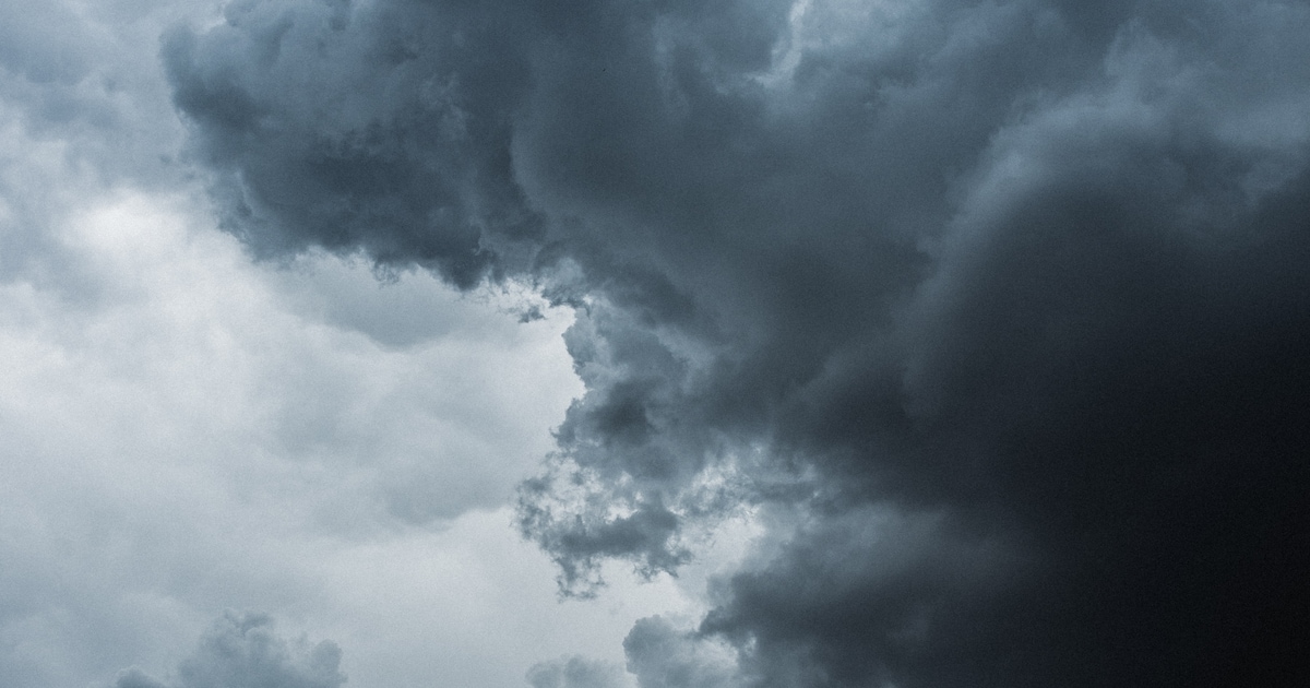 Regenbui, maar ook opklaringen in Kapelle in de avond