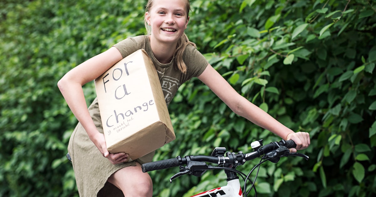 Lize spaart voor fietsen in Malawi