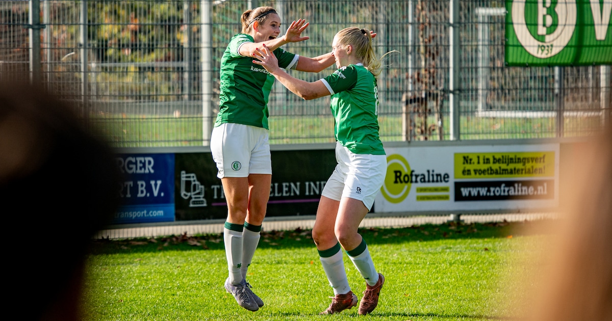 In de 91ste minuut komt de bevrijding voor Bavel Vrouwen, dat weer tweede staat: ‘Moeten blijven gel