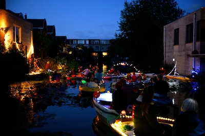Verjaardagsfeest zorgt voor feeërieke sferen op de Binnenschelde en Bergse Plaat