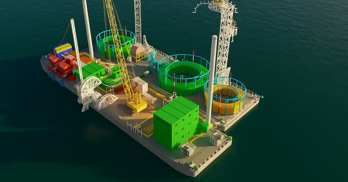 Opvallende operatie in Veerse Meer: TenneT legt voor het eerst offshore stroomkabels via binnenwater