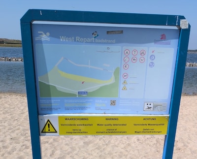 Zwemwaarschuwing voor strand West Repart bij Scharendijke na vondst van darmbacterie