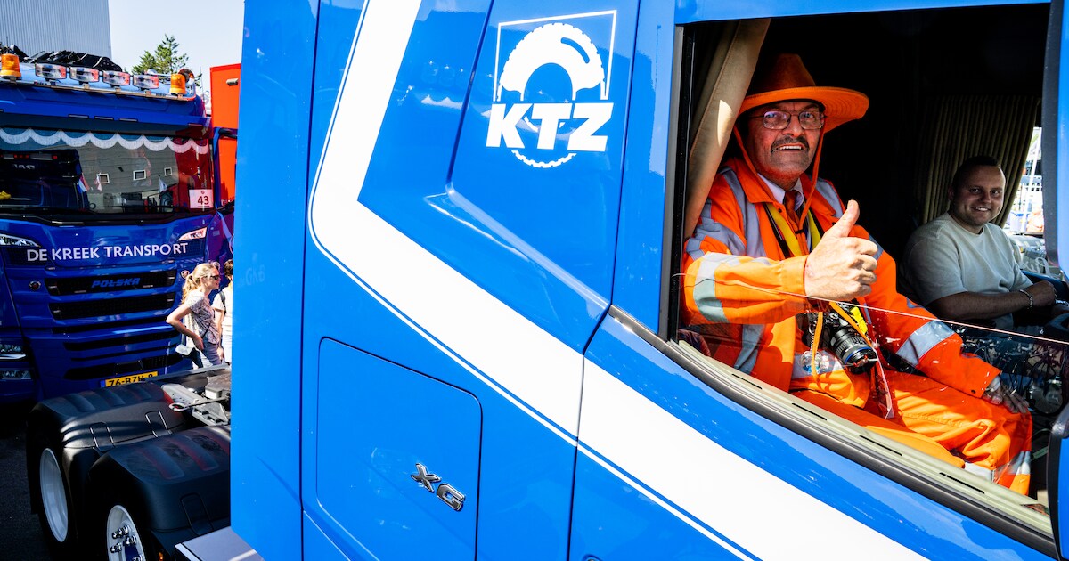 Truckrun na zes jaar terug in Barendrecht: ‘Hier word ik ook gelukkig van’