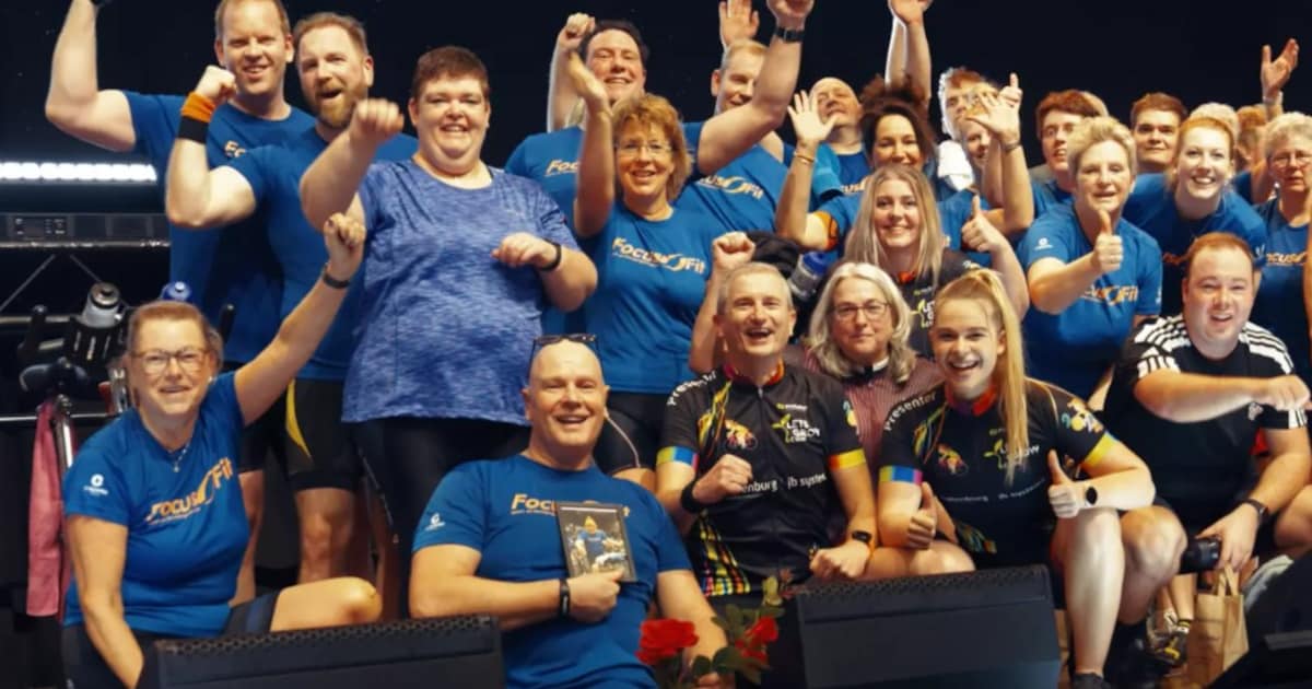 Zeeuwen op de pedalen voor het Sophia Kinderziekenhuis, de teller staat ...