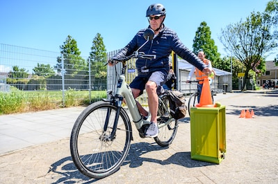 Fietstocht voor ouderen tijdens Doortrapdag in Tholen