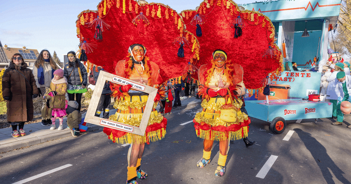 Carnaval in foto’s: van mooi versierde wagens, tot mooi versierde mensen