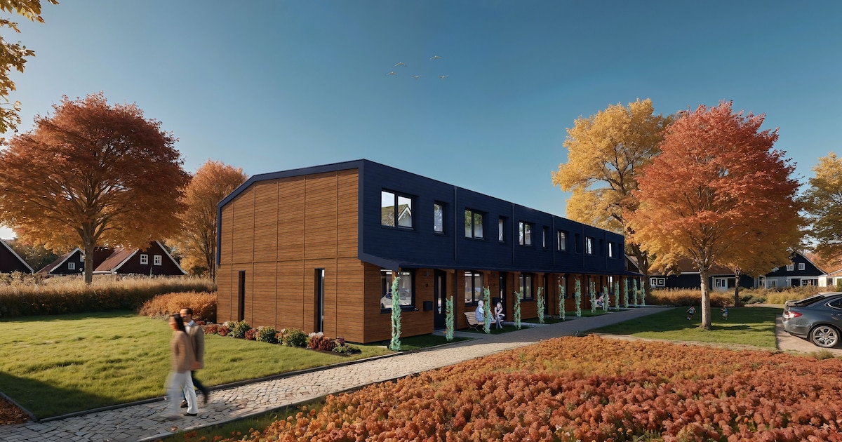 Woningen Stavenisse in één dag geplaatst (inclusief keuken en badkamer)