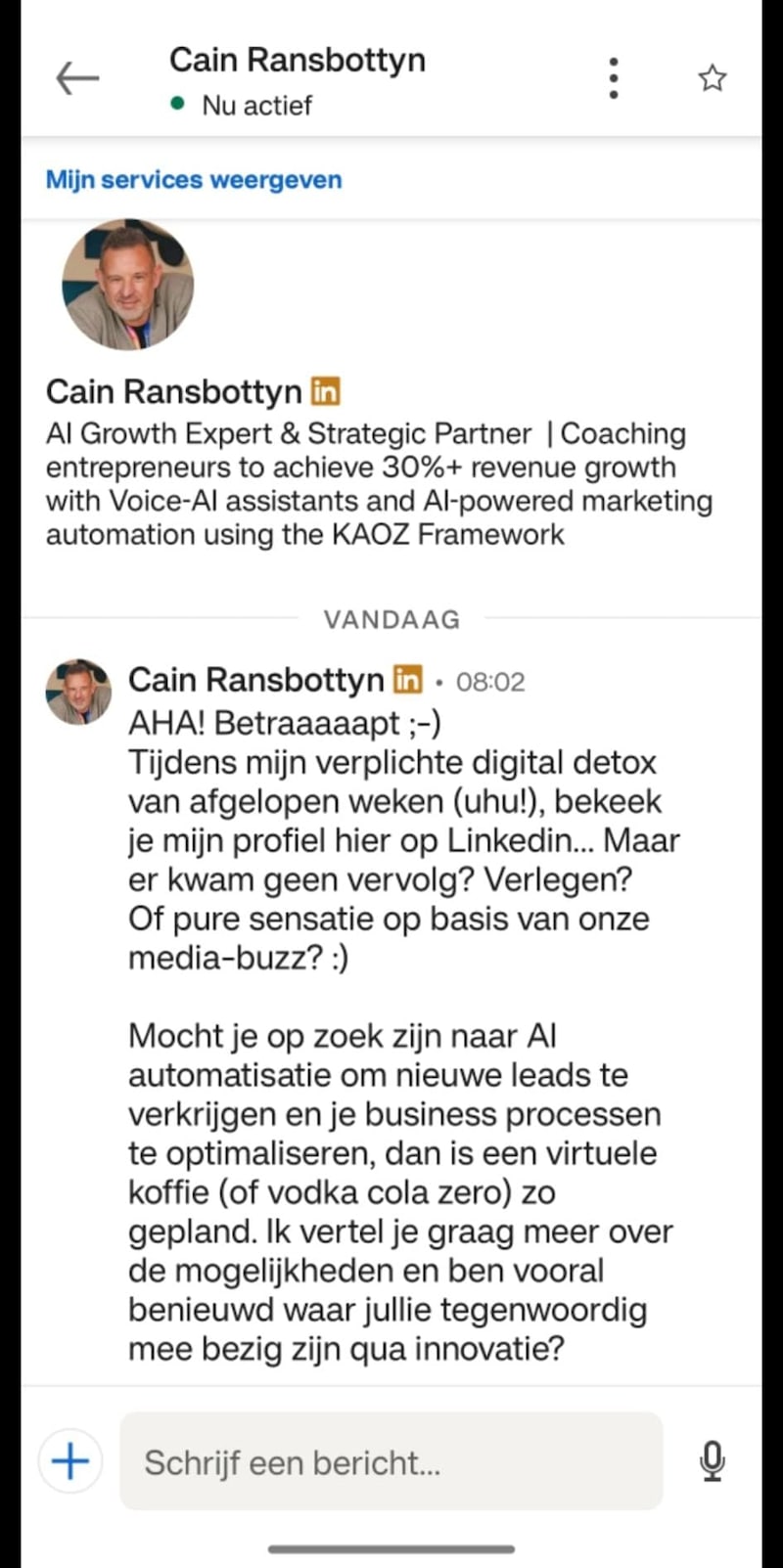 Hij serveerde kaviaar aan zijn kippen, nu staat crypto-expert Cain  Ransbottyn (47) voor oplichting in rechtbank | Antwerpen | PZC.nl