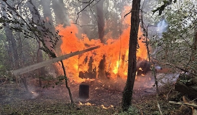 Sauna in Sint Philipsland gaat in vlammen op