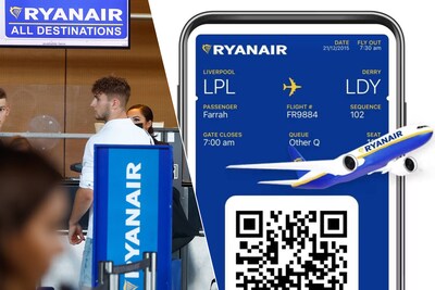 Grote verandering Ryanair treft vanaf woensdag 20 procent van de reizigers: papieren tickets niet meer toegestaan