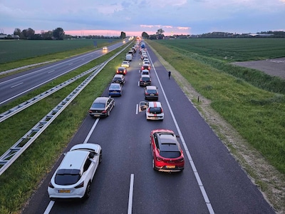 A58 ter hoogte van Goes korte tijd dicht door politieactie