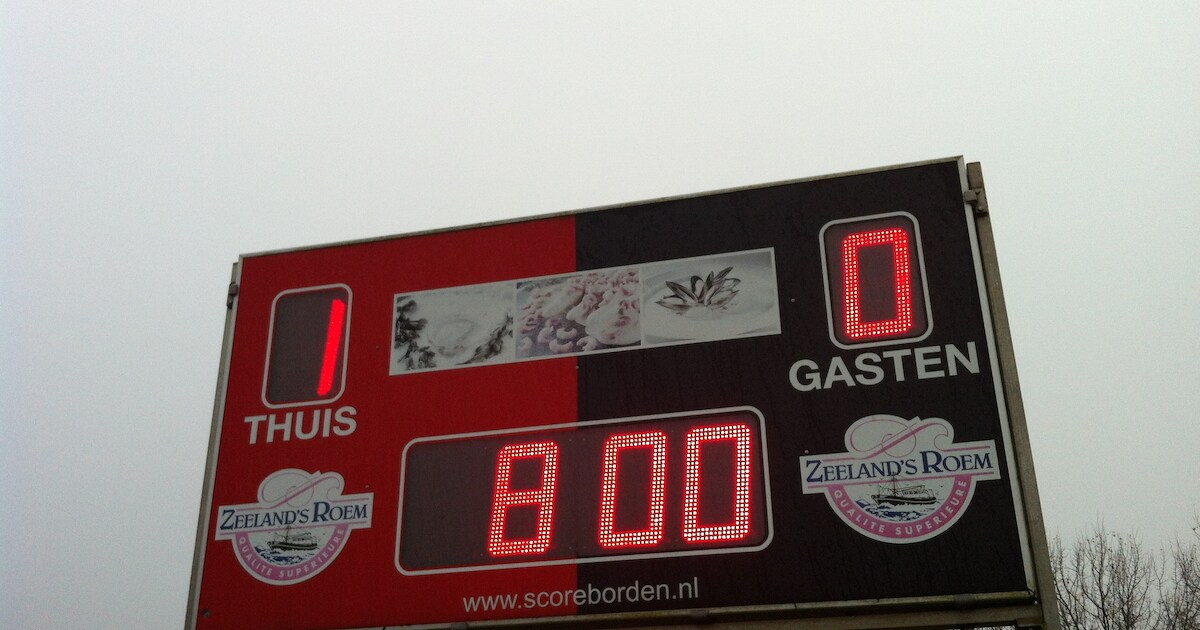 Yerseke haalt uit: 8-1