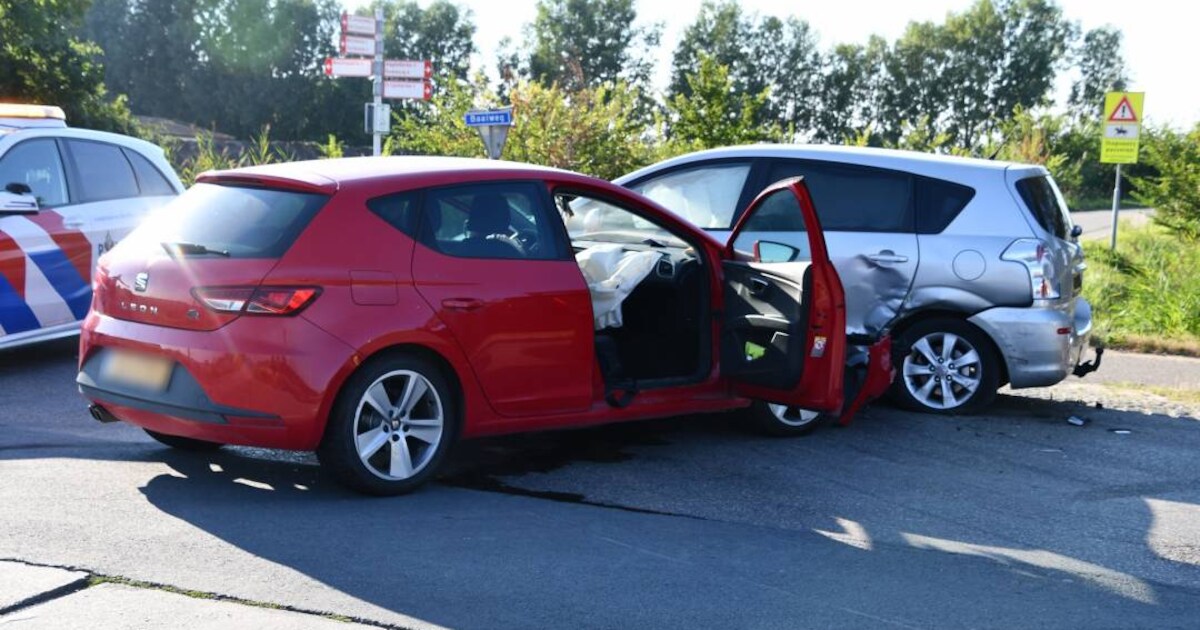 Gewonde bij botsing op Prelaatweg bij Aagtekerke