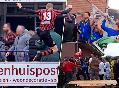 Afgebeten oor, scheids knock-out en racistische spreekkoren: het was weer gezellig langs de lijn