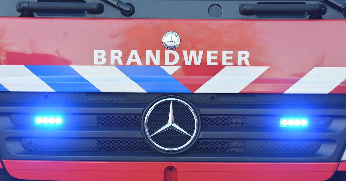 Brand in pizzeria in winkelcentrum Dauwendaele in Middelburg