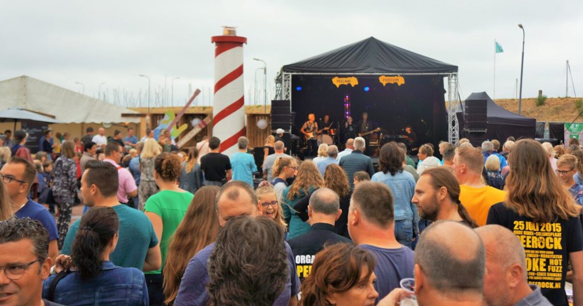 Een festival midden in het dorp is geen enkel probleem: ‘Peerock en Colijnsplaat horen bij elkaar’