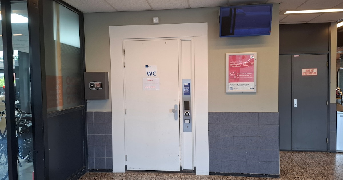 Treinreizigers kunnen snel weer gebruikmaken van stationstoilet in Goes, dat maanden defect was