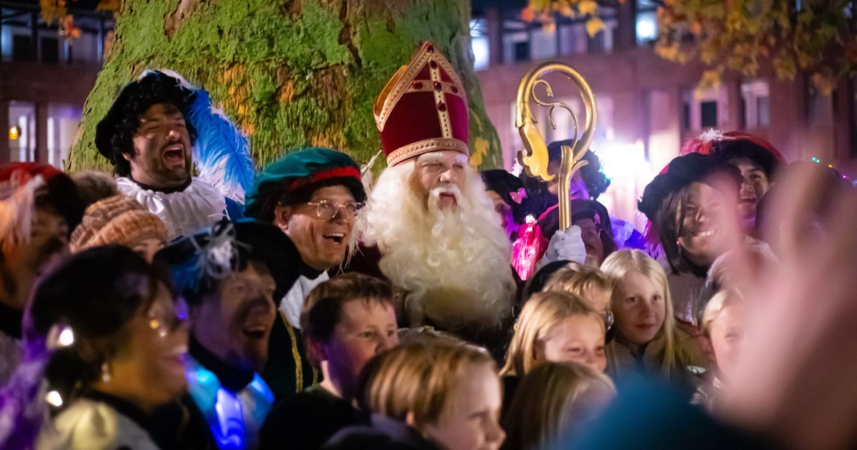 Kijk mee: zo trok de Bergse lampionnenoptocht door de stad