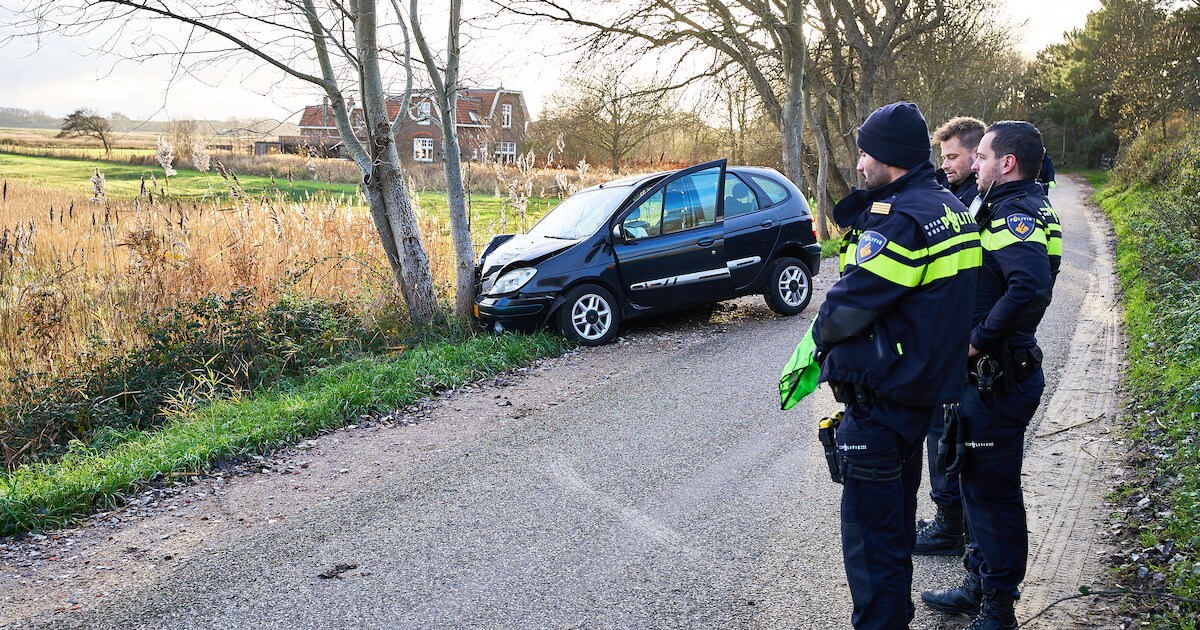 Automobilist overleden na onwelwording op de Groenedijk in Ouddorp