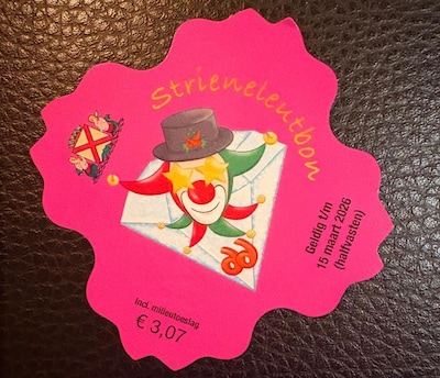 Strieneleutbon iets duurder dit jaar: ‘Kan er niet omheen’