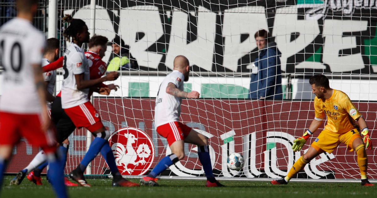 Van Drongelens HSV kan de schade pas diep in blessuretijd beperken