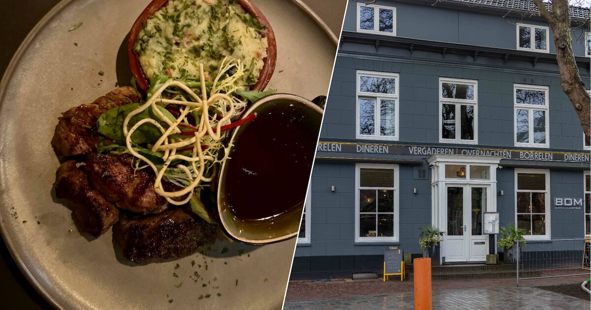 Ondanks wat missers van de chef, maakt de bediening bij Bom het ons naar de zin