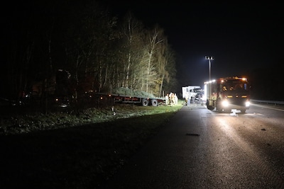 Groot ongeluk met vrachtwagen op A58 bij Bergen op Zoom