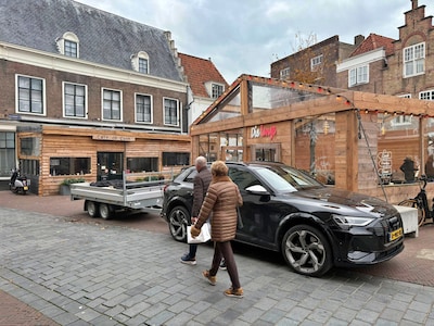 Timmer, timmer, zaag, zaag: zo verandert Middelburg langzaam in Winterstad