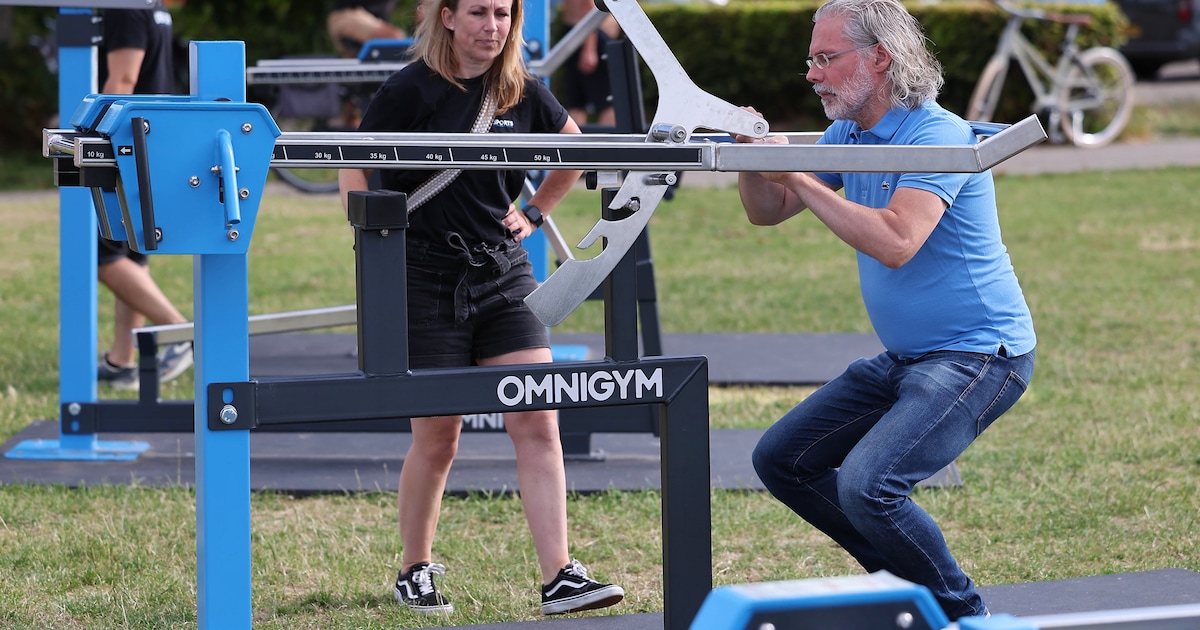 Nieuwe sporttoestellen in Terneuzen