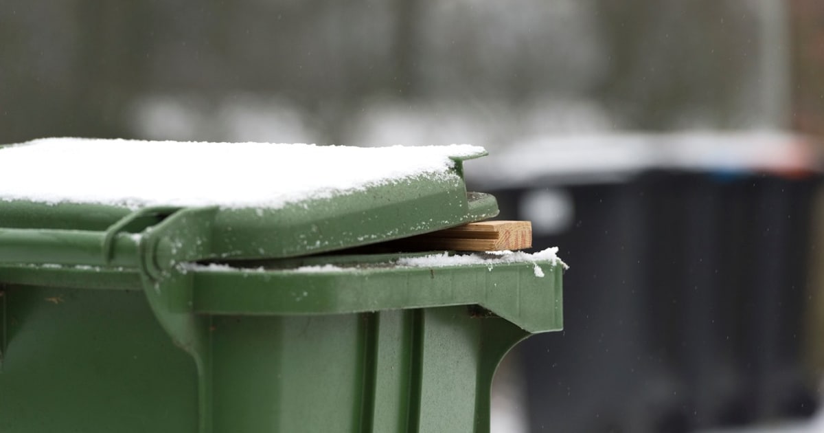 Afvalinzameling in Middelburg vertraagd door sneeuw