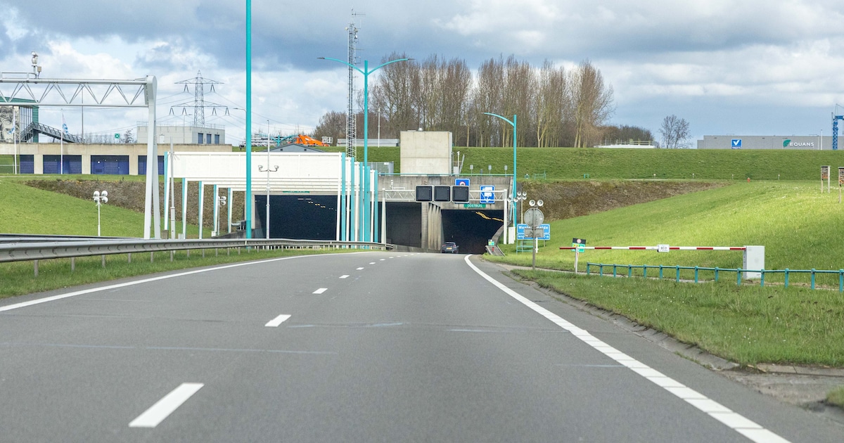 Westerscheldetunnel in juni avond en nacht dicht in beide richtingen voor onderhoud en oefening