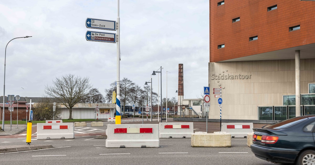 Ondernemers op Goese woonboulevard balen van nieuwe verkeerssituatie: ‘Klanten moeten ons nu zoeken’
