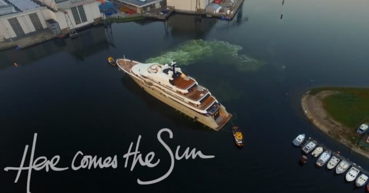Grootste jacht van Amels ooit vaart uit (video) | Regio | PZC.nl
