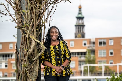 Ze strijdt tegen politiekogels en geweld in Kenia, nu komt Wangechi op adem in de veilige straten va