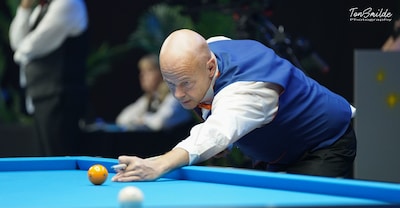 Jean Paul de Bruijn ten koste van Beom-yeol Lee naar kwartfinales WK, 51-jarige Oostenrijker is zijn volgende tegenstander