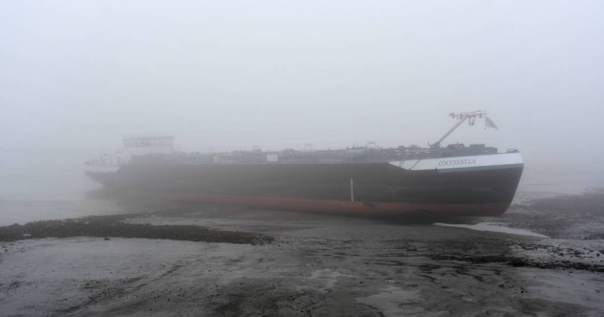 Vastgelopen schip weer losgetrokken op Westerschelde bij Terneuzen