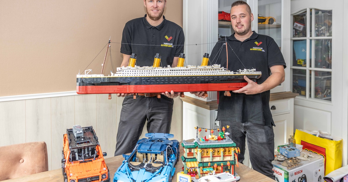 Lego-fans Colin en Mike verhuren bouwwerken: ‘Voor 15 euro per week bouw je een Mercedes G 500’