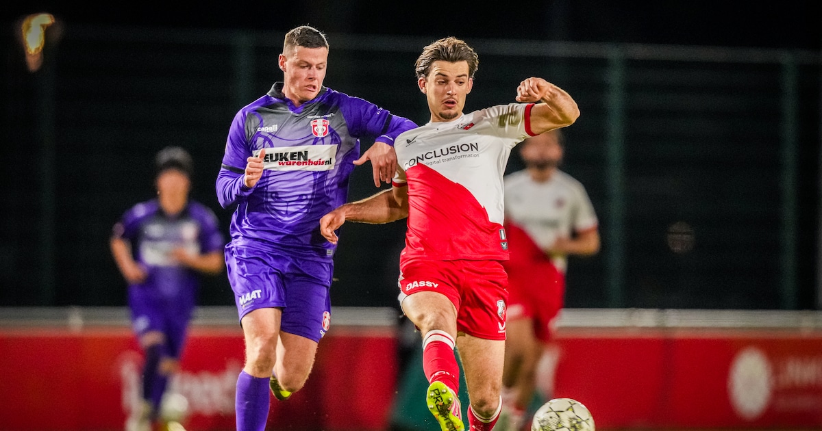 FC Dordrecht verliest van Jong FC Utrecht, zesde duel zonder overwinning