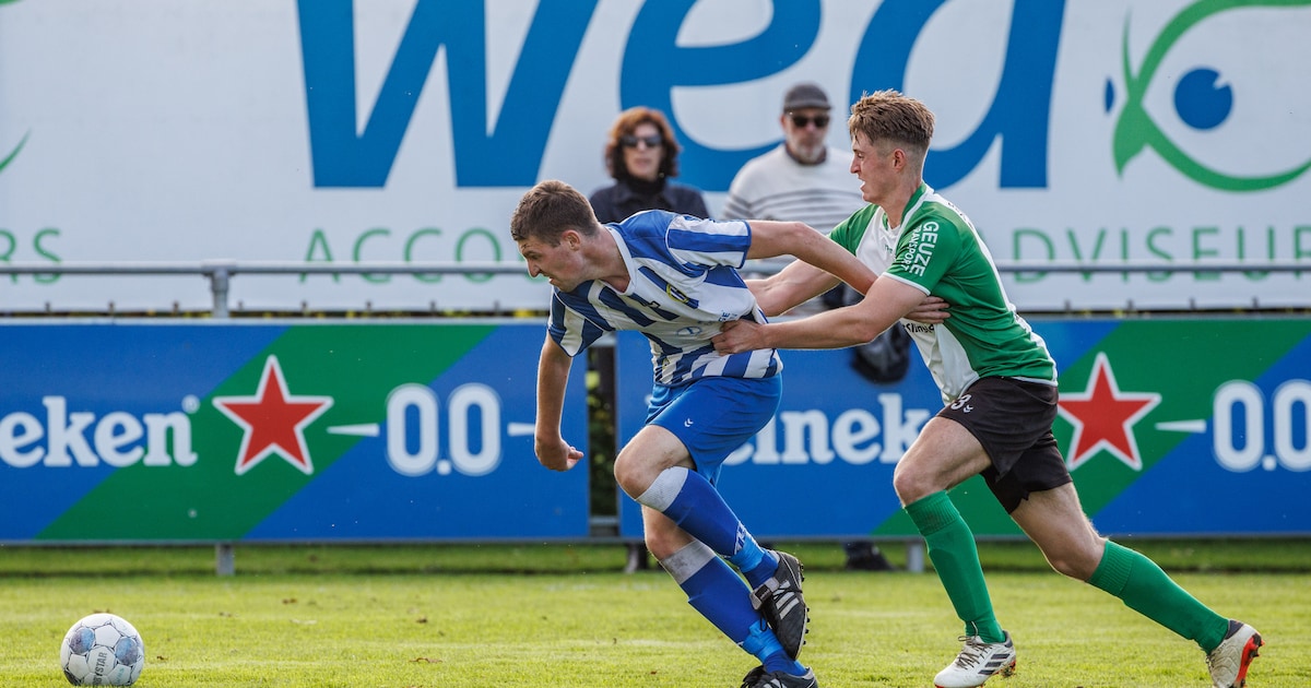 FC Dauwendaele haalt hard uit, hattrick Bas van der Wel helpt SVOD’22 langs IJzendijke