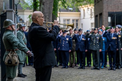 In Bergen valt de stilte al bij de trompettist