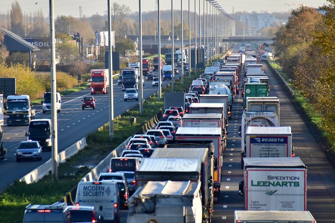 Halfuur File Op E17 Richting Gent Door Ongeval Ter Hoogte Van 