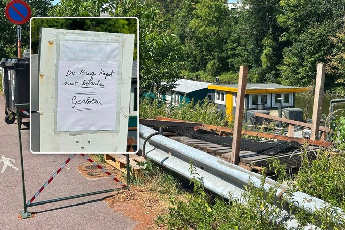 Brug van Poezenboot in Gent stort in, boot blijft gesloten: “We weten ...