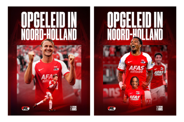 AZ heeft meer eigen jongens dan ooit, en de route loopt langs dorpen ...
